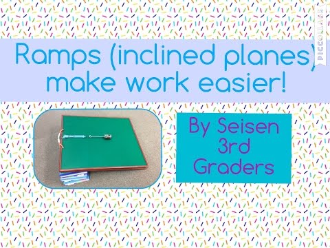 Inclined Planes Make Work Easier (simple machines)