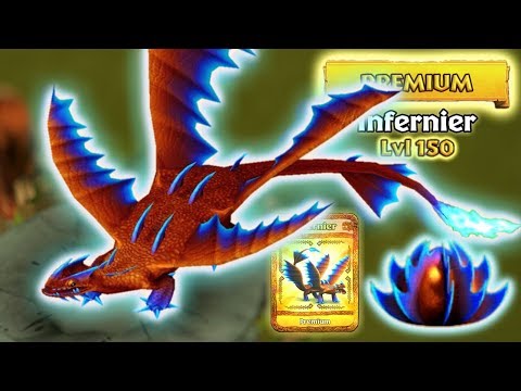 Infernier (New Premium Singetail) Max Level 150 Titan Mode | Dragons: Rise of Berk