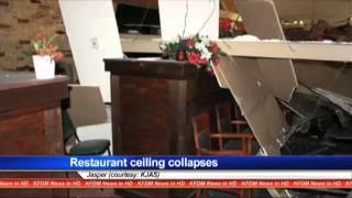 No one hurt when ceiling collapses at Jasper restaurant