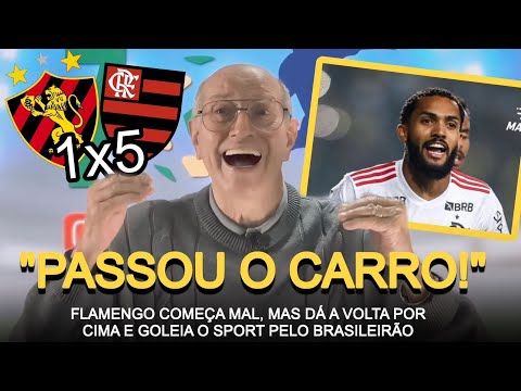 NO RITMO DO LÍDER! FLAMENGO IMPIEDOSO, ABATE O SPORT FORA DE CASA! BRASILEIRÃO 2025