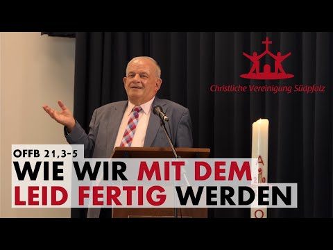 Peter Hahne - Predigt | Wie wir mit dem Leid fertig werden | Christliche Vereinigung Südpfalz