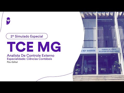 2º Simulado Especial TCE MG – Analista de Controle - Ciências Contábeis - Pós-Edital - Correção