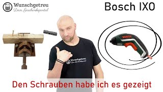 Bosch IXO ► Praktischer Akkuschrauber im Test ✅ Was der Kleine alles drauf hat ! | Wunschgetreu