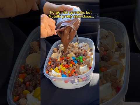 NEVER BRINGING MY ASIAN MOM TO EAT ICE CREAM AFTER THIS HAPPENED #shorts #viral #mukbang