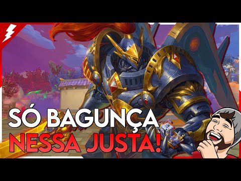REI ARTHUR, Só bagunça nessa JUSTA - ⚡ Smite BR Justa