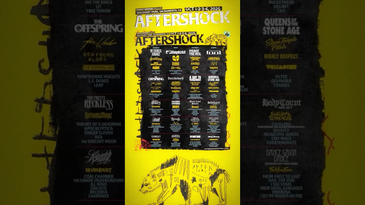 Aftershock Announces Historic 2026 Lineup