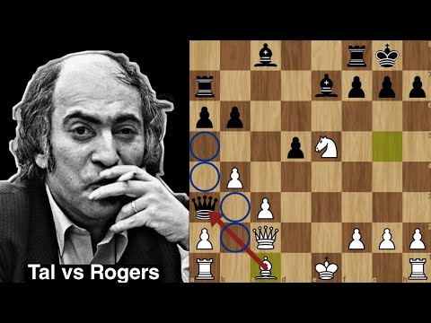 Queen Trapped?? or Not?? | Tal vs Rogers | San Francisco 1991