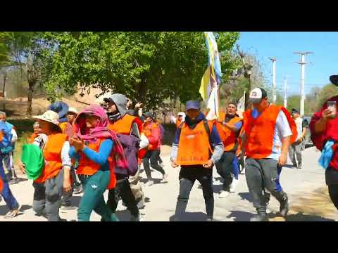 Peregrinos de San Antonio de Padua El tala-Salta llegando a guachipas 2023