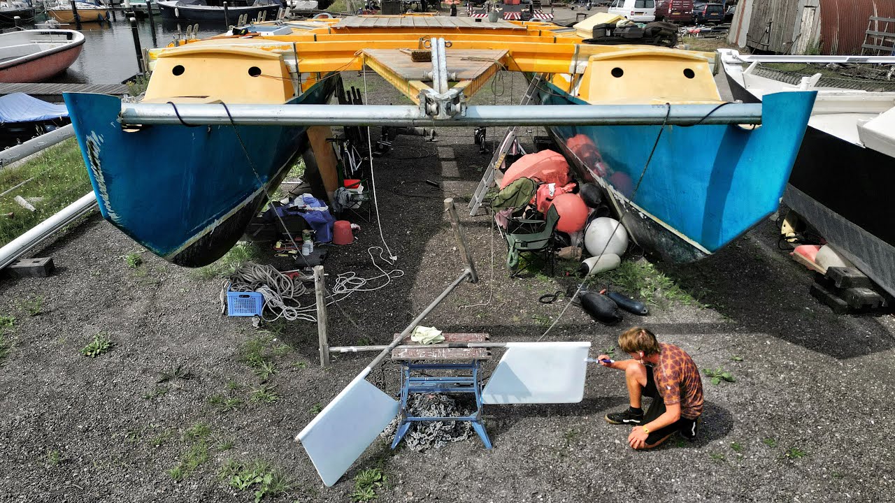 Ticking Off Jobs Under The Waterline | Wildling Sailing
