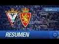 Resumen de CD Mirandés (1-1) Real Zaragoza