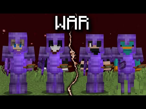 I started a war against the BEST players on this Minecraft SMP