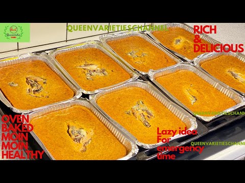 STRESS-FREE MOI-MOI WITH UNPEELED BEANS | NIGERIAN MOIN MOIN RECIPE | Quickest way to make moi moi