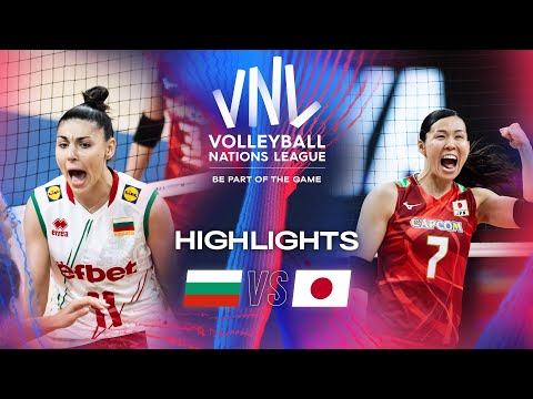 Волейбол BUL vs. JPN — Highlights | Week 1 | Women's VNL 2024