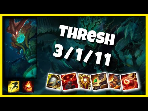 Thresh 10.25 Gameplay Challenger Replay S11 Support (3/1/11) - BR
