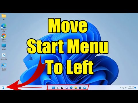 Windows 11 Start Menu Move To Left Side. | Видео