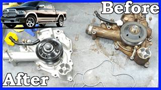 How to Replace Water Pump RAM 1500 5.7L HEMI 2009-2018 | With Sizes and Torque Specs!