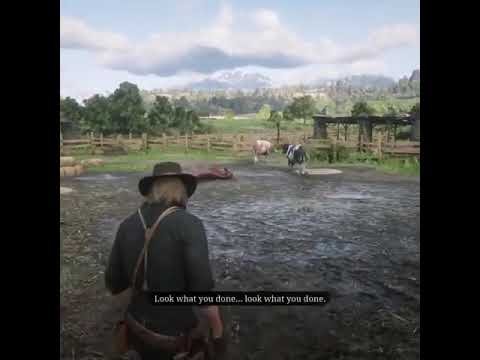 Killing a lion in Red Dead Redemption 2