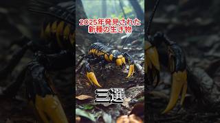 2025年発見された新種の生き物 #shorts