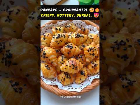 Wait—You Made Mini CROISSANTS from Pancakes! 🥐🔥