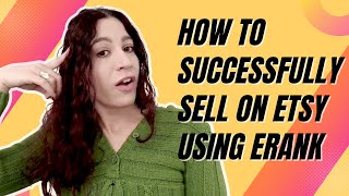 How to successfully sell on Etsy using erank