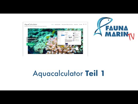 FaunaMarin: AquaCalculator - Die Referenz-Software für engagierte Meerwasser-Aquarianer