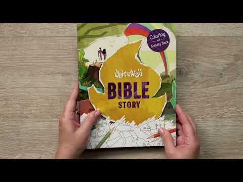 Video Preview for Light of the World: Bible Story Coloring and Activity Book | Softcover