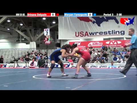Brieana Delgado vs. Morgan Yamaguchi at 2013 Las Vegas/ASICS U.S. Open