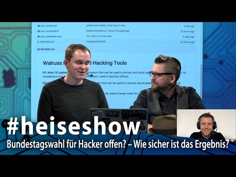 Video Thumbnail: #heiseshow: Bundestagswahl für Hacker offen? – Wie sicher ist das Ergebnis?