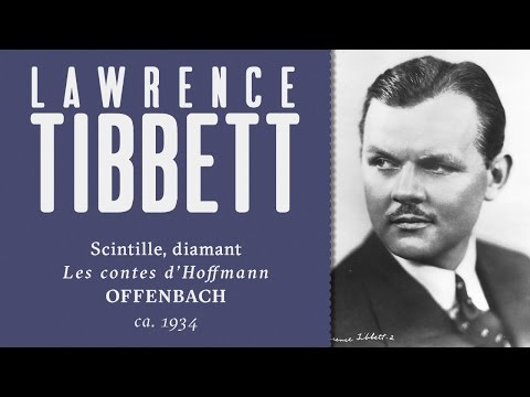 LIVE: Lawrence Tibbett - Scintille, diamant [Tales of Hoffmann] - 1934