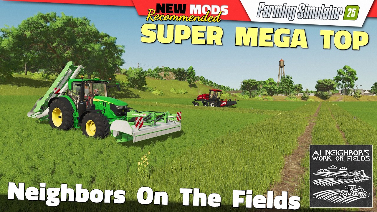 FS25 ★ TOP ★ Neighbors On The Fields - Farming Simulator 25 Mods Review QHD