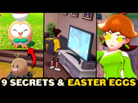 9 SECRETS & EASTER EGGS in Pokemon Isle of Armor DLC You Should See