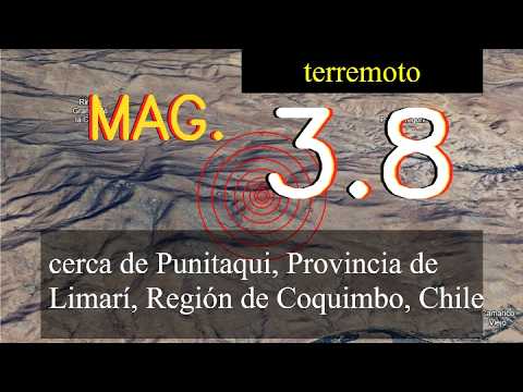 Un terremoto de magnitud 3,8 se produjo cerca de Punitaqui, provincia de Limarí, Región de Coquimbo
