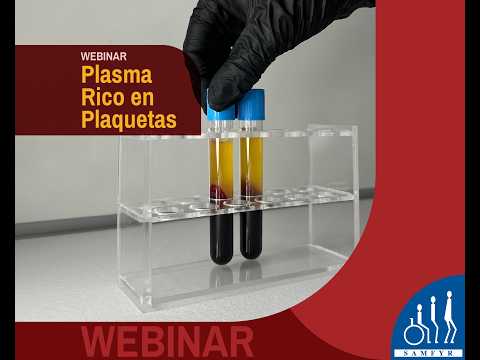 WEBINAR: Plasma Rico en Plaquetas