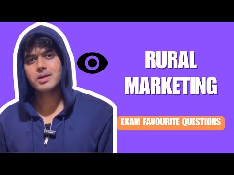 Rural Marketing For BBA 5th Semester Important Questions