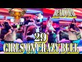4K GIRLS ON CRAZY BULL 29 Benidorm Cowgirl Mechanicalbull Bullriding Mechanicalbullriding Bull