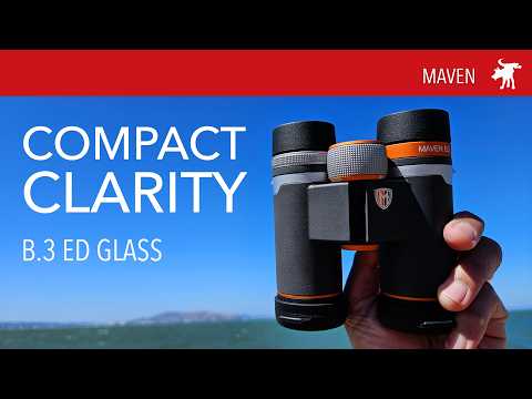 ED glass compact binocular: Maven B3