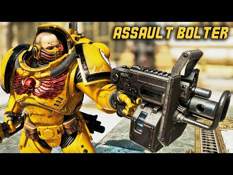 ASSAULT BOLTER GAMEPLAY! Imperial Fist vs Chaos Invasion - Warhammer 40k: Space Marine 2 (4K, Mod)
