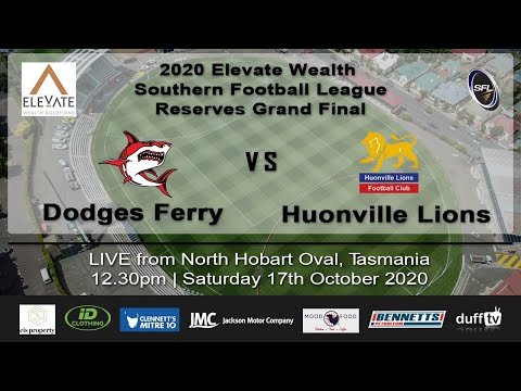 Dodges Ferry v Huonville Lions | 2020 Elevate Wealth SFL Reserves Grand Final