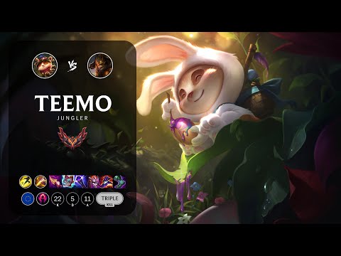 Teemo Jungle vs Jarvan IV - EUW Grandmaster Patch 13.16