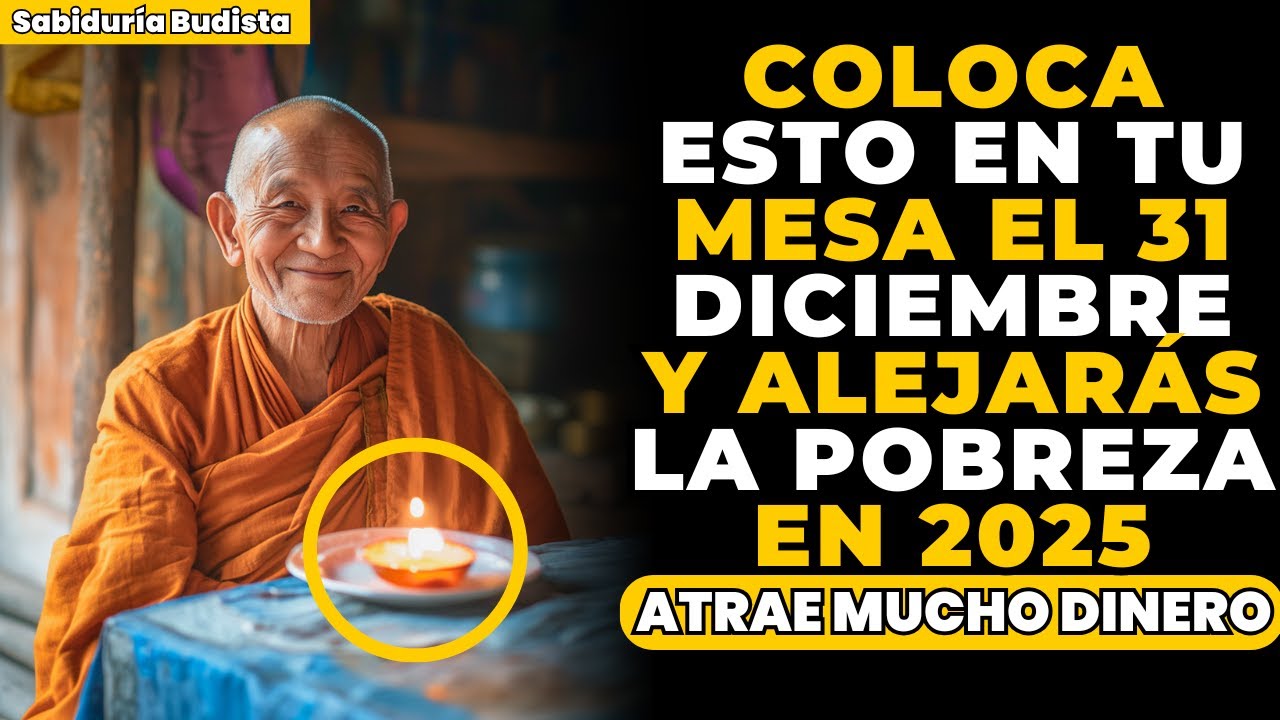 Coloca Esto en tu Mesa el 31 de Diciembre y Atraerás Dinero Todo el Año | Sabiduria Budista