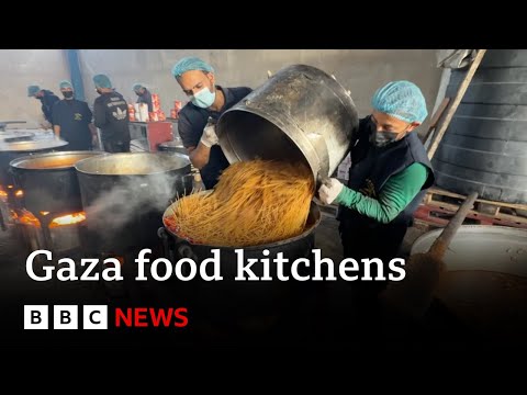 Video | Gaza food kitchens still missing essential products despite ceasefire | BBC News