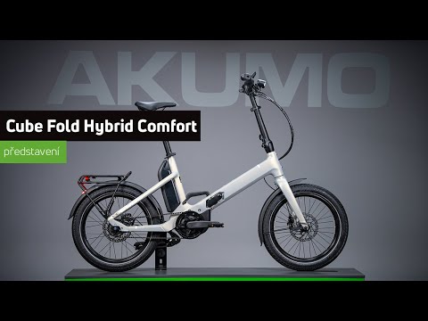 Elektrokolo Cube Fold Hybrid Comfort - pearlysilver´n´white - skládací elekrokolo BOSCH