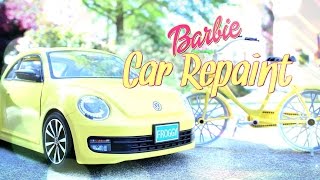 DIY - How to:  Repaint a Barbie Car -  Custom Repaint - Handmade - Crafts