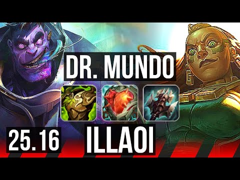 DR. MUNDO vs ILLAOI (TOP) | Legendary, 8/3/8 | NA Master | 25.16