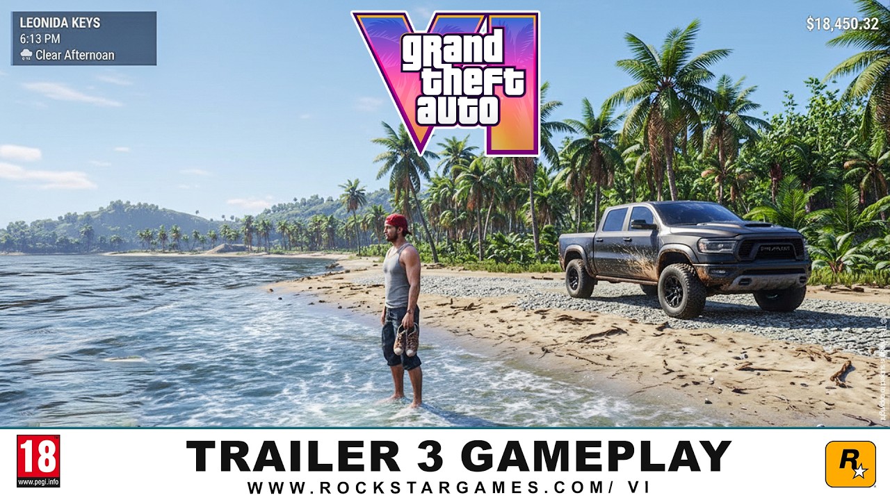 GTA 6 NEW GAMEPLAY LEAKS (Official Map & Trailer 3 Reveal)