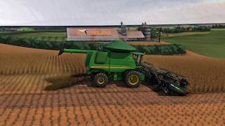 CONTINUANDO A COLHEITA E INICIANDO O PLANTIO NO MAPA AGRO SUL 4X - Farming Simulator 25