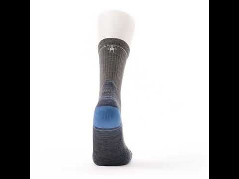 Smartwool Hike Light Cushion Spiked Stripe Crew Socks - Merino socks | Hardloop