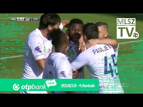 Diallo Alassane gólja a Paksi FC - Újpest FC mérkőzésen