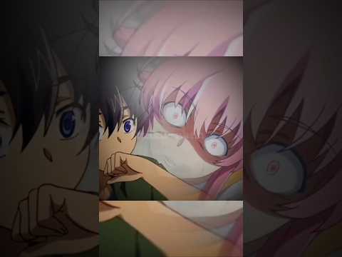 [Akise Aru..you will d!e] #FutureDiary #MiraiNikki #Yuno #Yuki #Akise #Kiss #Death #Jealousy #Skull