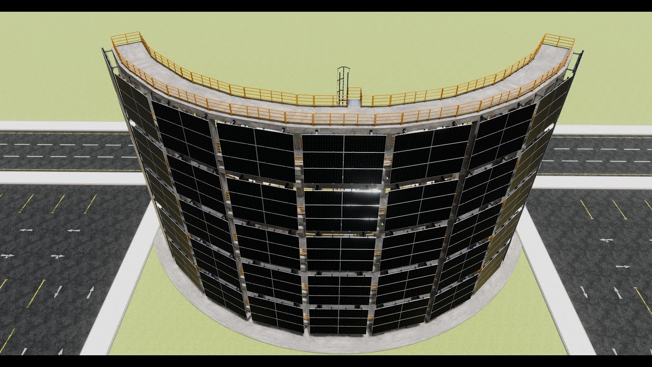 Solarbetonturm Typ 3 3D Modell